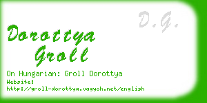 dorottya groll business card